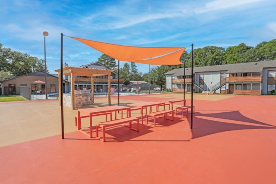 The Marq Shreveport covered stands